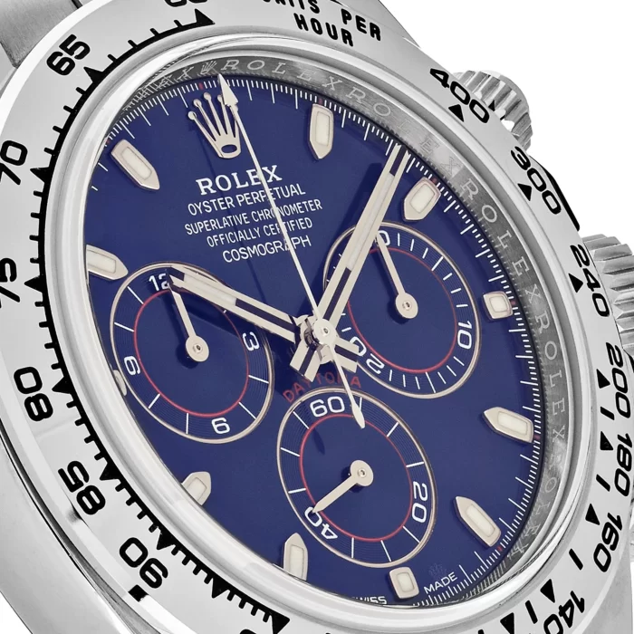 Rolex Daytona 116509 White Gold Blue Dia - Image 7