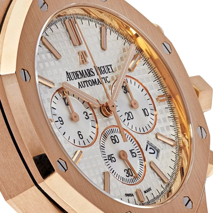Audemars Piguet Royal Oak 26320OR.OO.D088CR.01 Chronograph Rose Gold Silver Dial - 图片 3