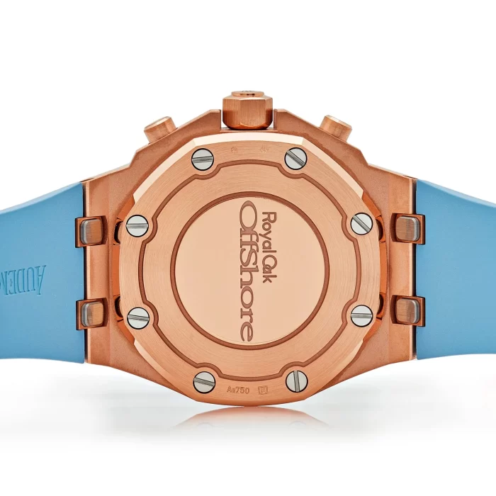 Audemars Piguet Royal Oak Offshore 26231OR.ZZ.A085CA.01 Chronograph Rose Gold Blue Dial Diamond Bezel (2023) - 图片 7