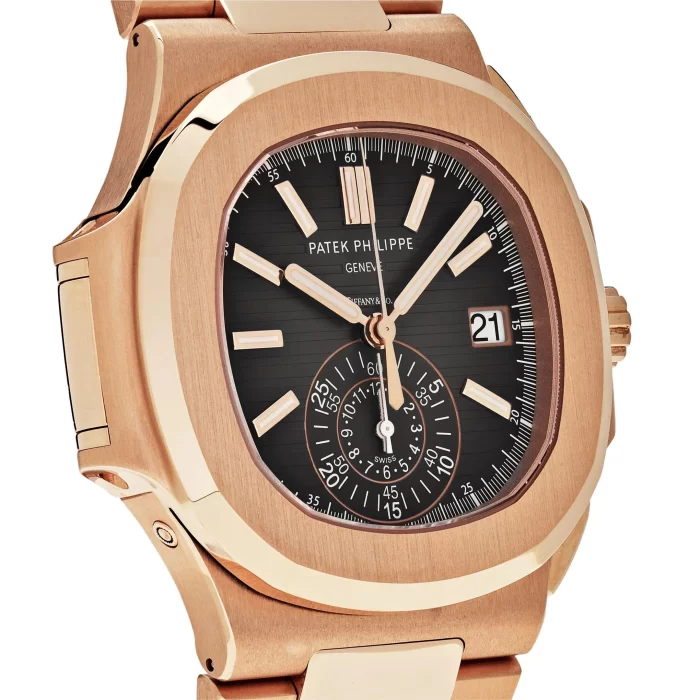 Patek Philippe Nautilus 5980/1R-001 'Tiffany & Co.' Chronograph Date Rose Gold - 图片 4