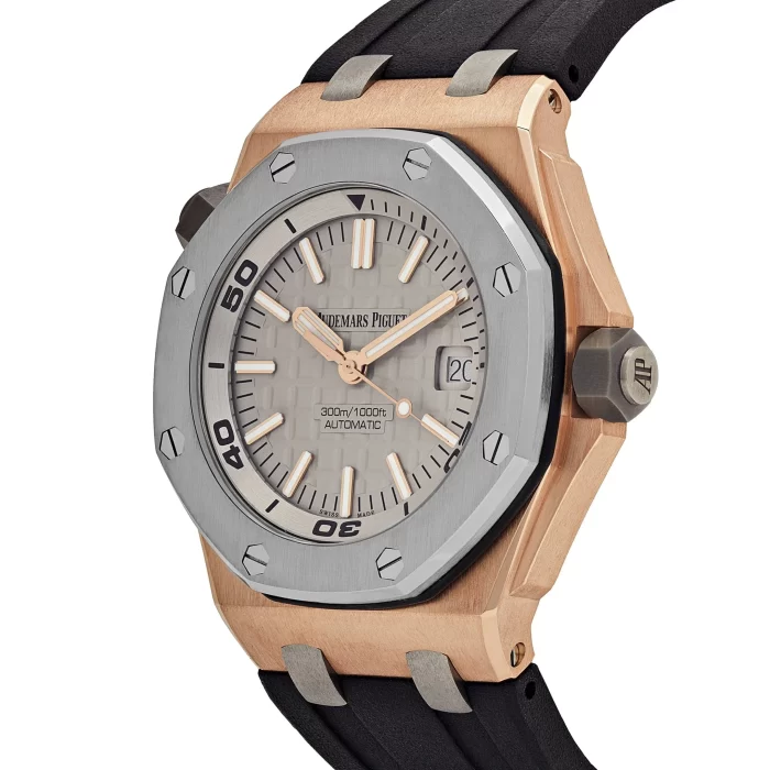 Audemars Piguet Royal Oak Offshore 15711OI.OO.A006CA.01 Diver Rose Gold Grey Dial Limited Edition - 图片 6