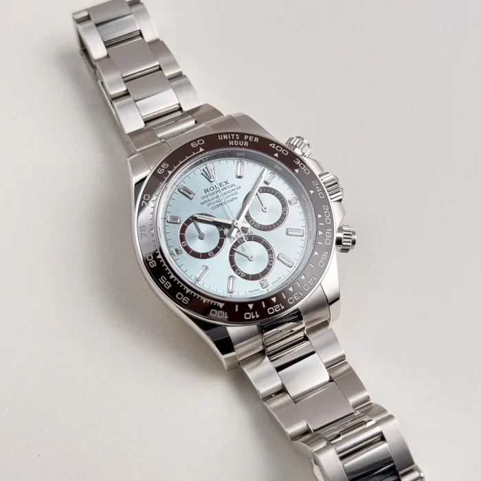Rolex Daytona 126506 Platinum Ice Blue Baguette Dial (2024) - 图片 7
