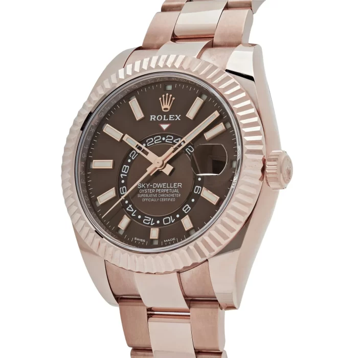 Rolex Sky-Dweller 326935 Rose Gold Chocolate Dial Oyster - 图片 6
