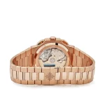 Patek Philippe Nautilus 5990/1R-001 Travel Time Chronograph Rose Gold Blue Dial - 图片 4