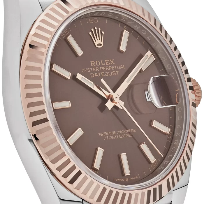 Rolex Datejust 126331 Two-Toned Rose Gold Stainless Steel Brown Dial - 图片 8
