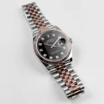 Rolex Datejust 126231 Rose Gold Stainless Steel Black Diamond Dial - 图片 7