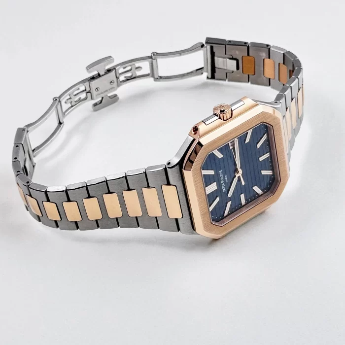 Patek Philippe Cubitus 5821/1AR-001 Stainless Steel Rose Gold Blue Dial - 图片 4