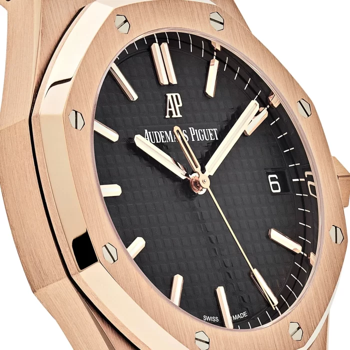Audemars Piguet Royal Oak Selfwinding 15500OR.OO.D002CR.01 Rose Gold Black Dial - 图片 3