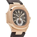 Patek Philippe Nautilus 5980R-001 Chronograph Date Rose Gold Brown Dial - 图片 4