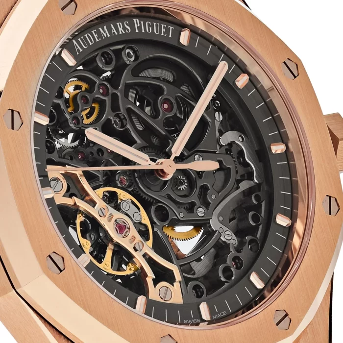 Audemars Piguet Royal Oak 15407OR.OO.1220OR.01 Double Balance Wheel Openworked Rose Gold - 图片 5