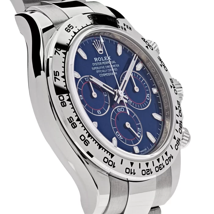 Rolex Daytona 116509 White Gold Blue Dia - Image 8