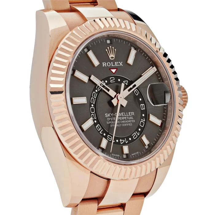 Rolex Sky-Dweller 326935 Rose Gold Rhodium Slate Grey Dial - 图片 4