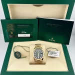 Rolex Day-Date 128238 Yellow Gold Green Ombre Diamond Dial - 图片 8