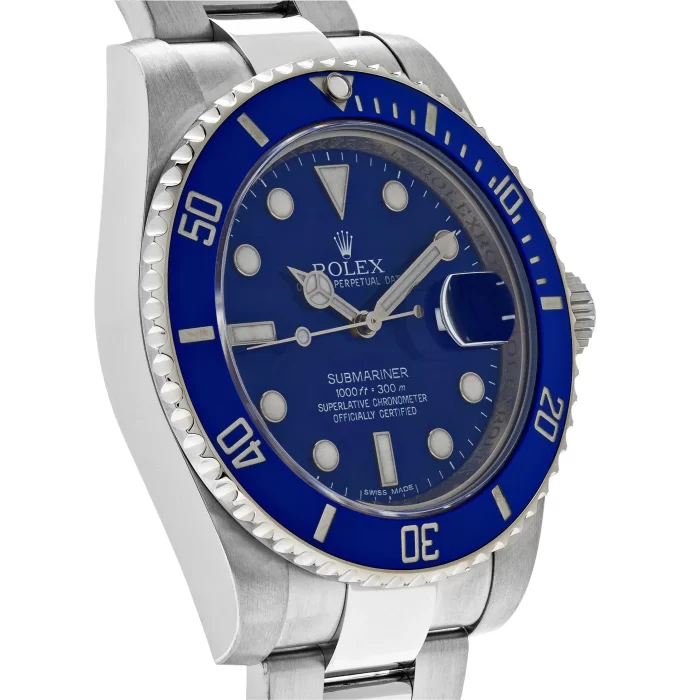 Rolex Submariner Date 116619LB White Gold Blue Dial Blue Bezel - 图片 2