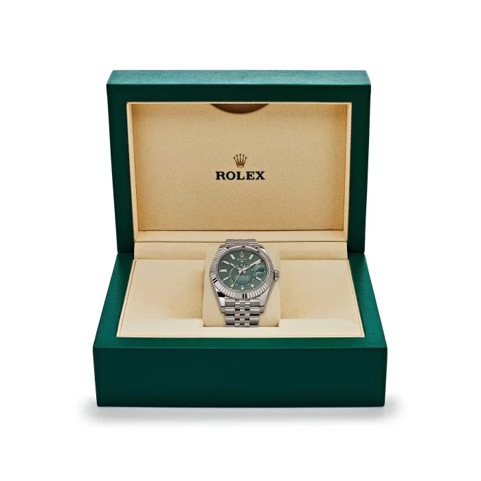 Rolex Sky-Dweller 336934 Stainless Steel Green Dial Jubilee - 图片 6