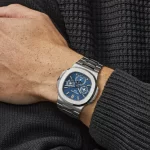 Patek Philippe Nautilus 5740/1G-001 'Tiffany & Co.' Perpetual Calendar Moon Phases White Gold Blue Dial - 图片 2