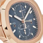 Patek Philippe Nautilus 5990/1R-001 Travel Time Flyback Chronograph Rose Gold Blue Dial (2024) - 图片 3