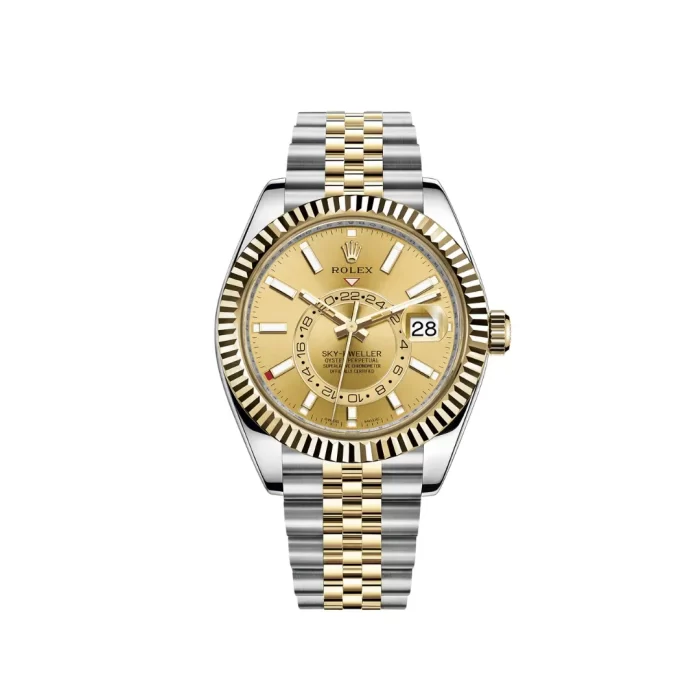 Rolex Sky-Dweller 326933 Stainless Steel Yellow Gold Champagne Dial - 图片 1