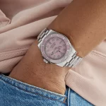 Rolex Submariner Date 116610LN Stainless Steel With Aftermarket Custom Made Pink Dial - 图片 2
