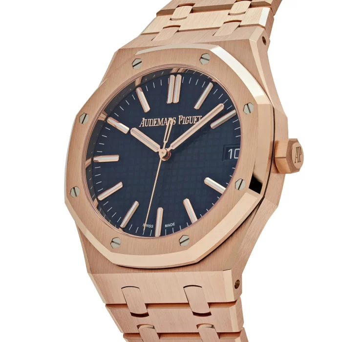 Audemars Piguet Royal Oak Selfwinding 15510OR.OO.1320OR.03 Rose Gold Blue Dial (2024) - 图片 5
