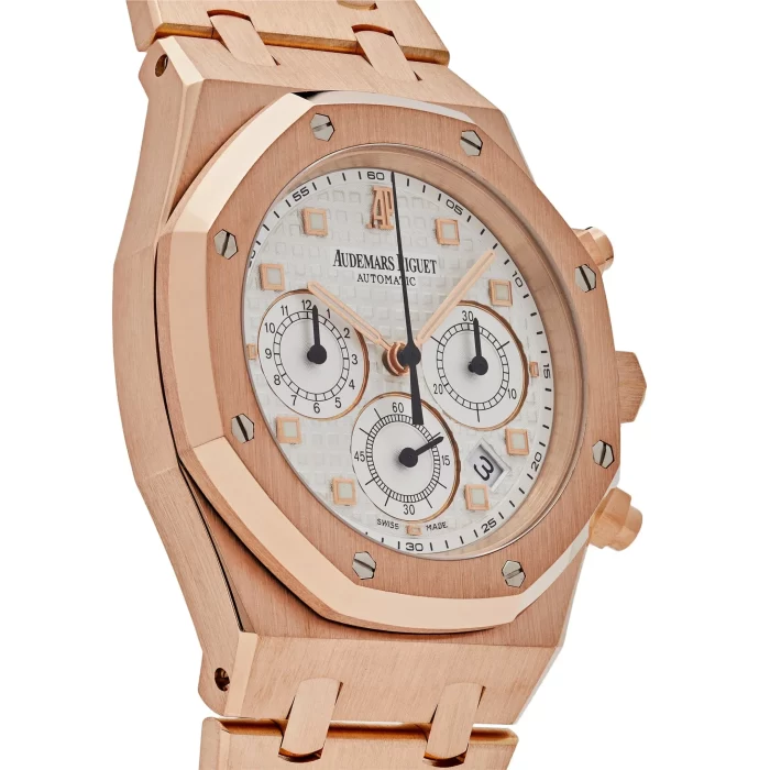 Audemars Piguet Royal Oak 26022OR.OO.D088CR.01 Chronograph Rose Gold White Dial - 图片 6