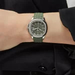 Patek Philippe Aquanaut Luce 5267/200A-011 'Ladies' Stainless Steel Green Dial Diamond Bezel - 图片 2