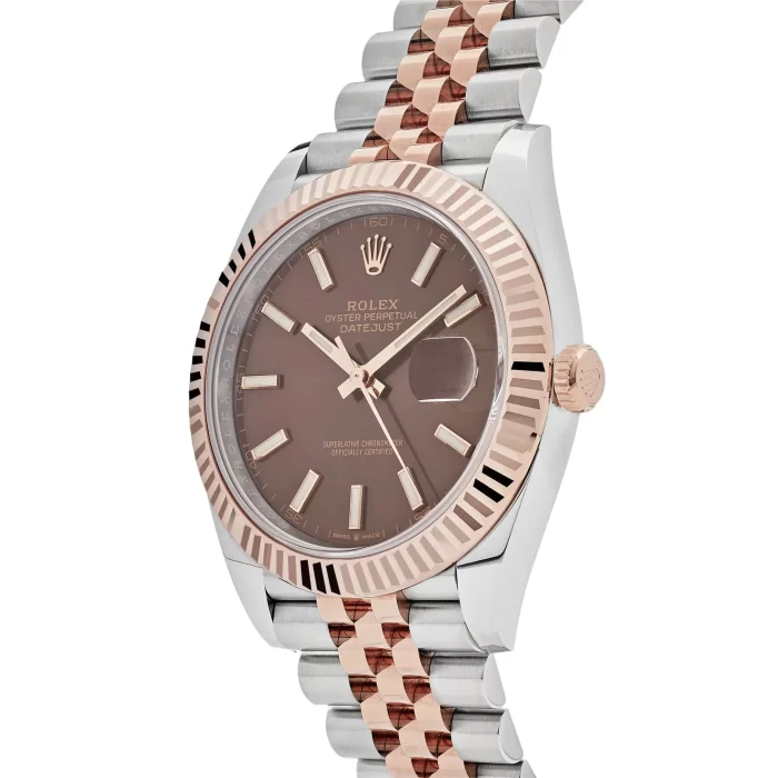 Rolex Datejust 126331 Two-Toned Rose Gold Stainless Steel Brown Dial - 图片 9