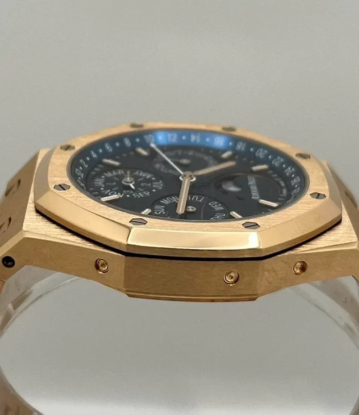 Audemars Piguet Royal Oak Perpetual Calendar 26574OR.OO.1220OR.02 Rose Gold Blue Dial - 图片 7