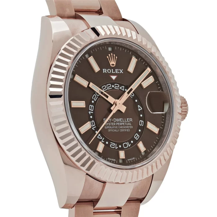 Rolex Sky-Dweller 326935 Rose Gold Chocolate Dial Oyster - 图片 7