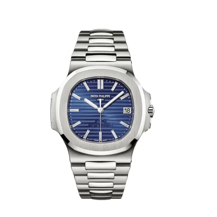 Patek Philippe Nautilus 5711/1P-001 40th Anniversary Platinum Blue Dial Limited Edition - 图片 1