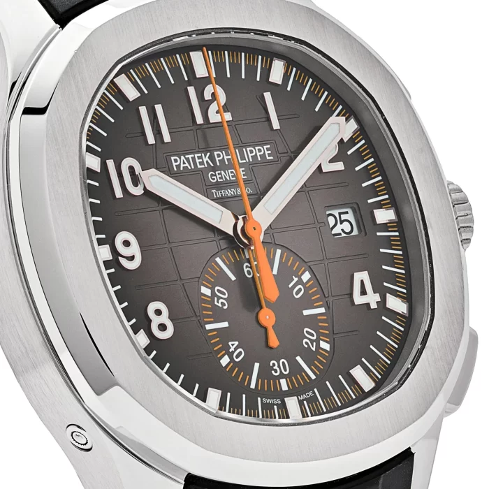 Patek Philippe Aquanaut Chronograph 5968A-001 'Tiffany & Co.' Stainless Steel Black Dial - 图片 6