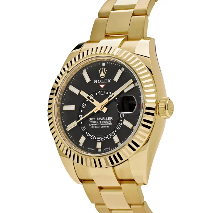 Rolex Sky-Dweller 326938 Yellow Gold Black Dial - 图片 2
