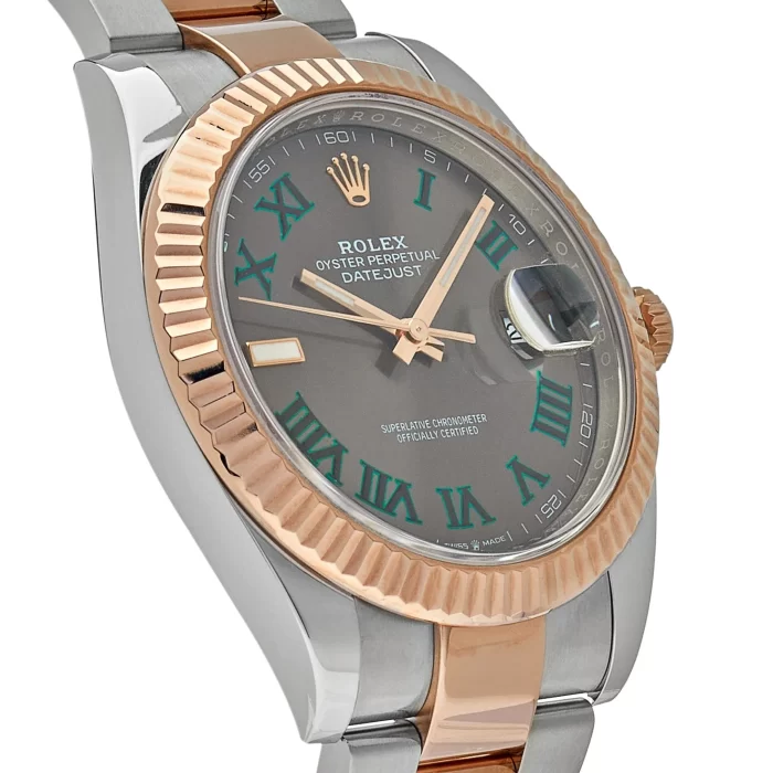 Rolex Datejust 126331 'Wimbledon' Rose Gold Stainless Steel - 图片 5