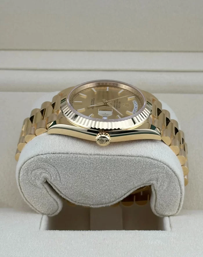 Rolex Day-Date 40 Yellow Gold Champagne Dial 228238 - Image 7