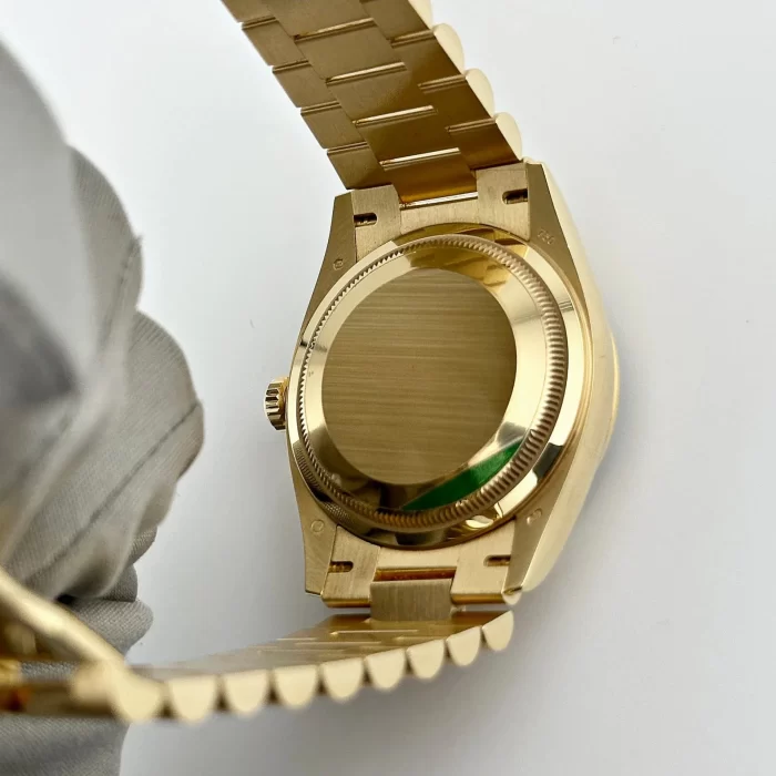 Rolex Day-Date 128238 Yellow Gold Green Ombre Diamond Dial - 图片 9